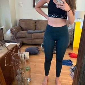 Dark Green Nike Leggings